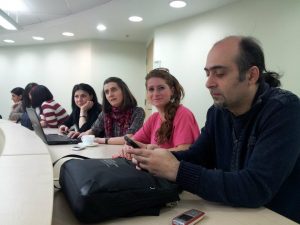 Armenia -- iditord project team during training at the American University of Armenia, Yerevan,