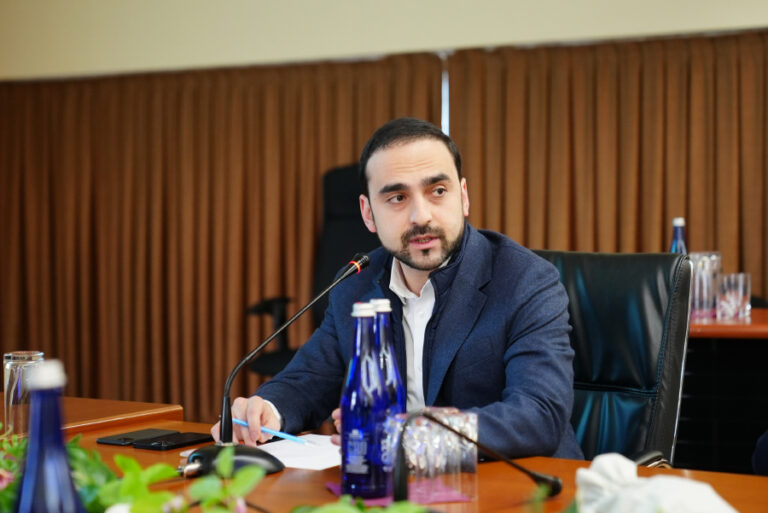 Armenia -- Deputy Mayor of Yerevan Tigran Avinyan, Yerevan, 07Feb2023