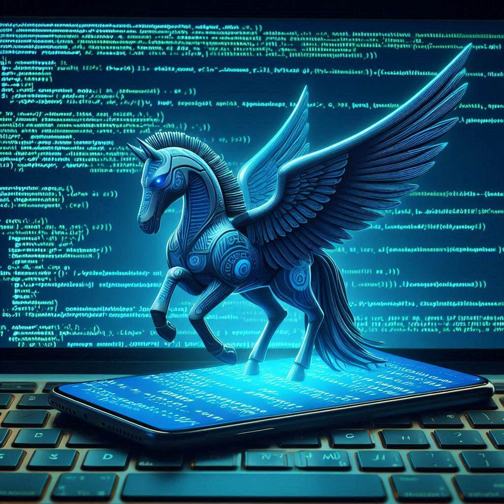 Armenia -- AI Generated illustration on Pegasus targeting Armenia, 20Jul2024